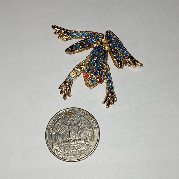 Vintage frog brooch - Picture 5 of 5